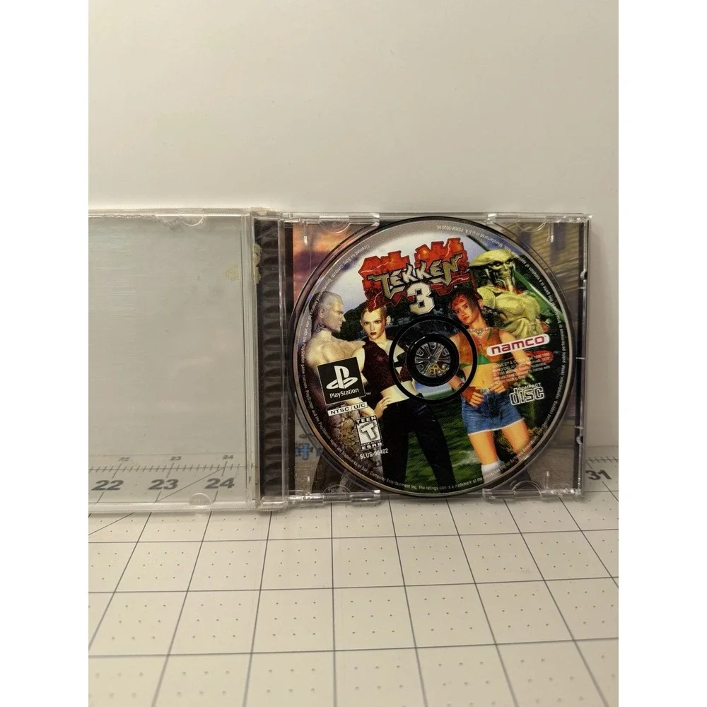 Tekken 3 (Sony PlayStation 1, 1998) PS1 Game Disc in Jewel Case SLUS-00402